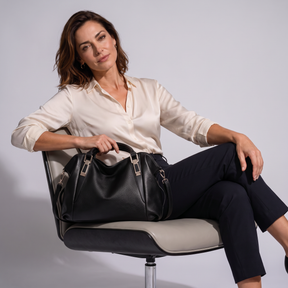 Women's Genuine Leather Tote Bag - Linden
