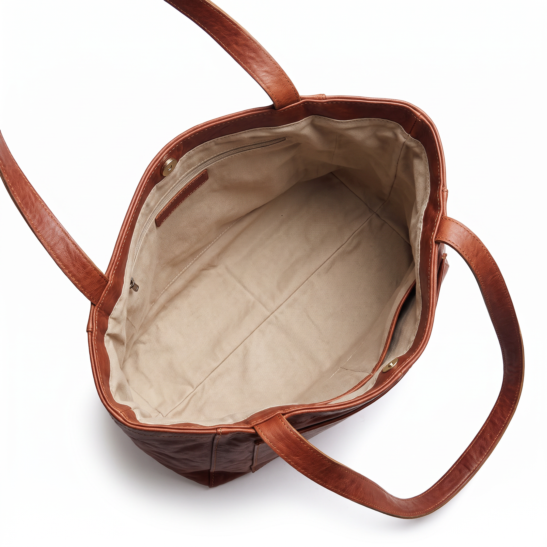 Women's Genuine Leather Tote Bag - Wolff