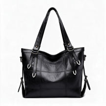 Women's Genuine Leather Tote Bag - Elegance