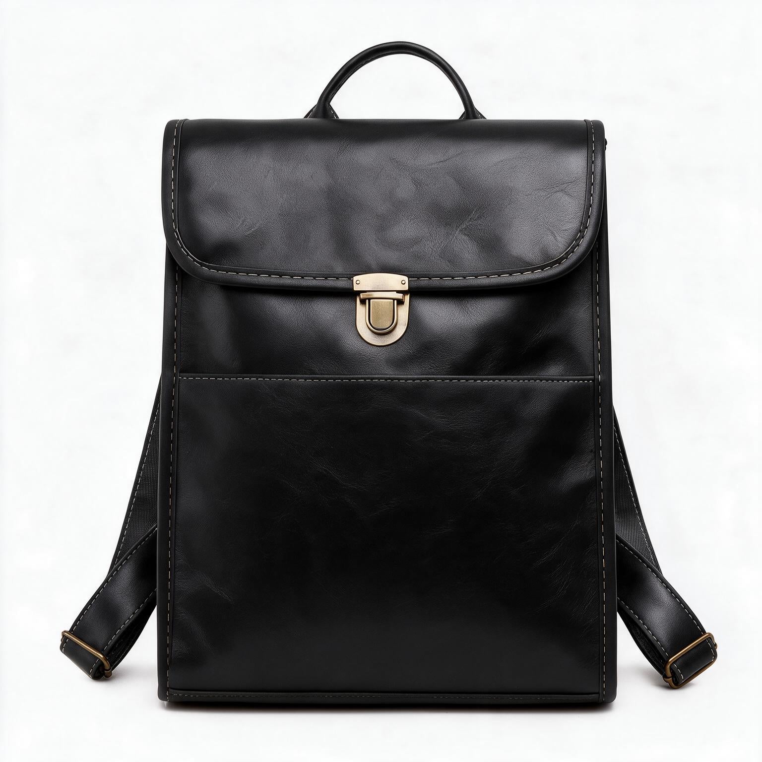 Women's Genuine Leather Backpack - Wren