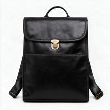 Women's Genuine Leather Backpack - Wren