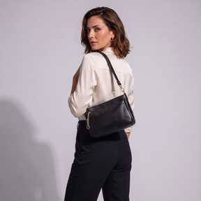 Women's Genuine Leather Crossbody Bag - Carla
