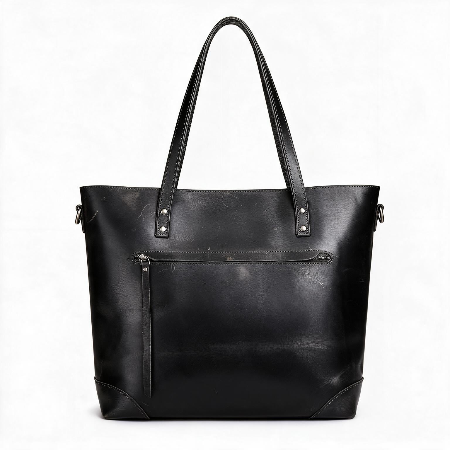 Women's Genuine Leather Tote Bag - Devon