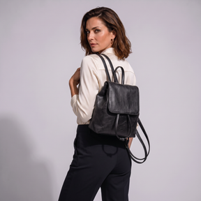Women's Genuine Leather Mini Backpack - Wisp