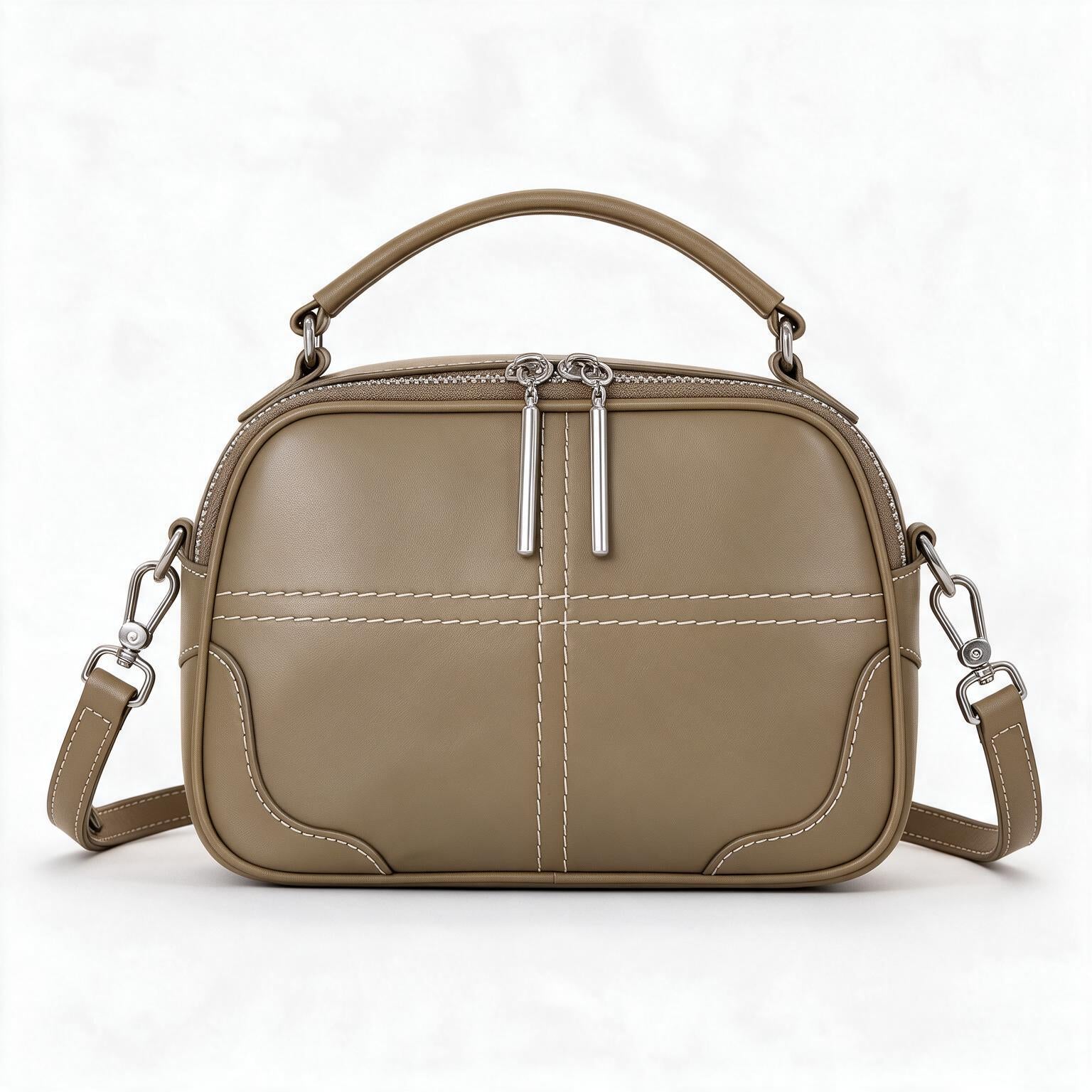 Women's Genuine Leather Crossbody Bag - Liliane