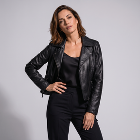 Women's Genuine Leather Jacket - Vesper