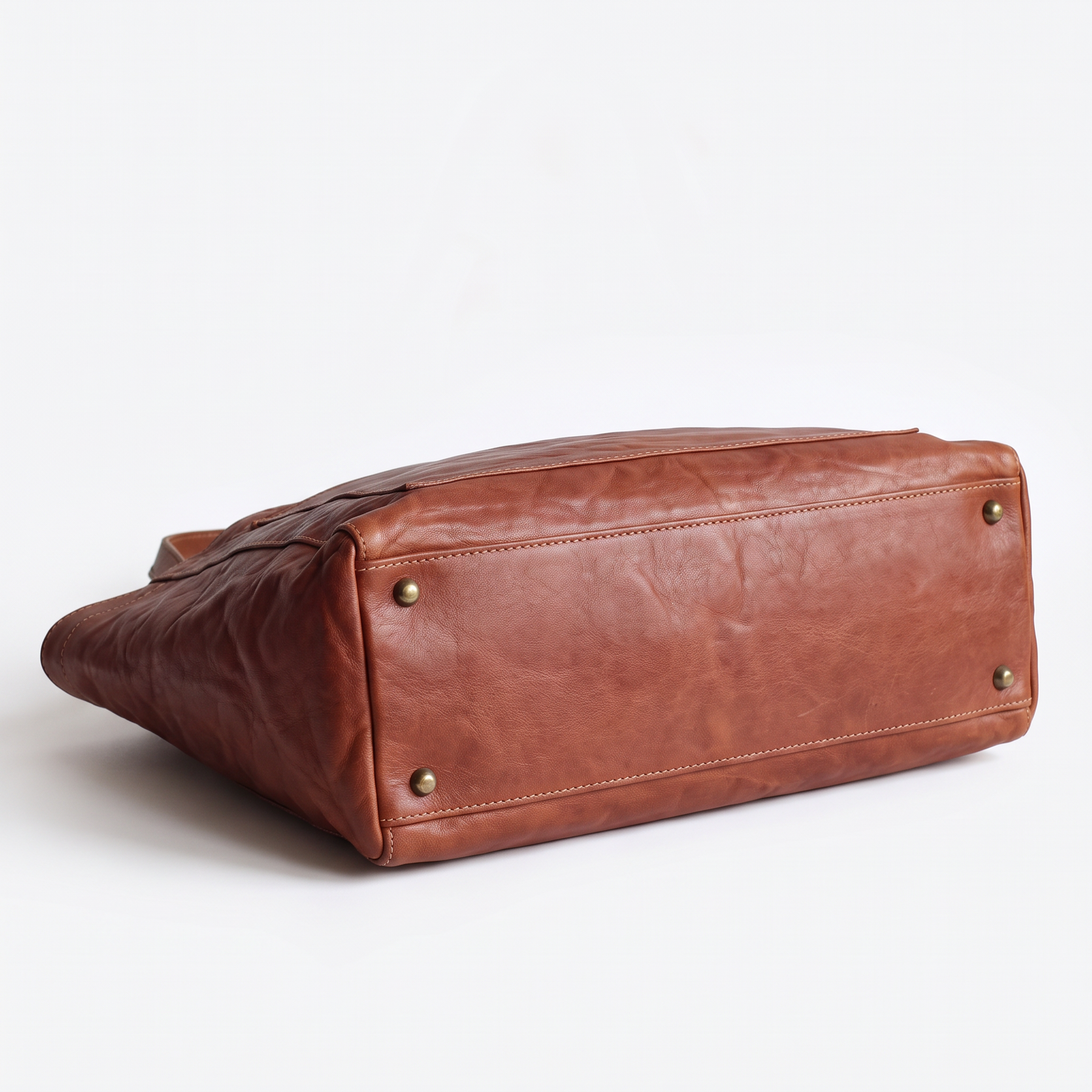 Women's Genuine Leather Tote Bag - Wolff
