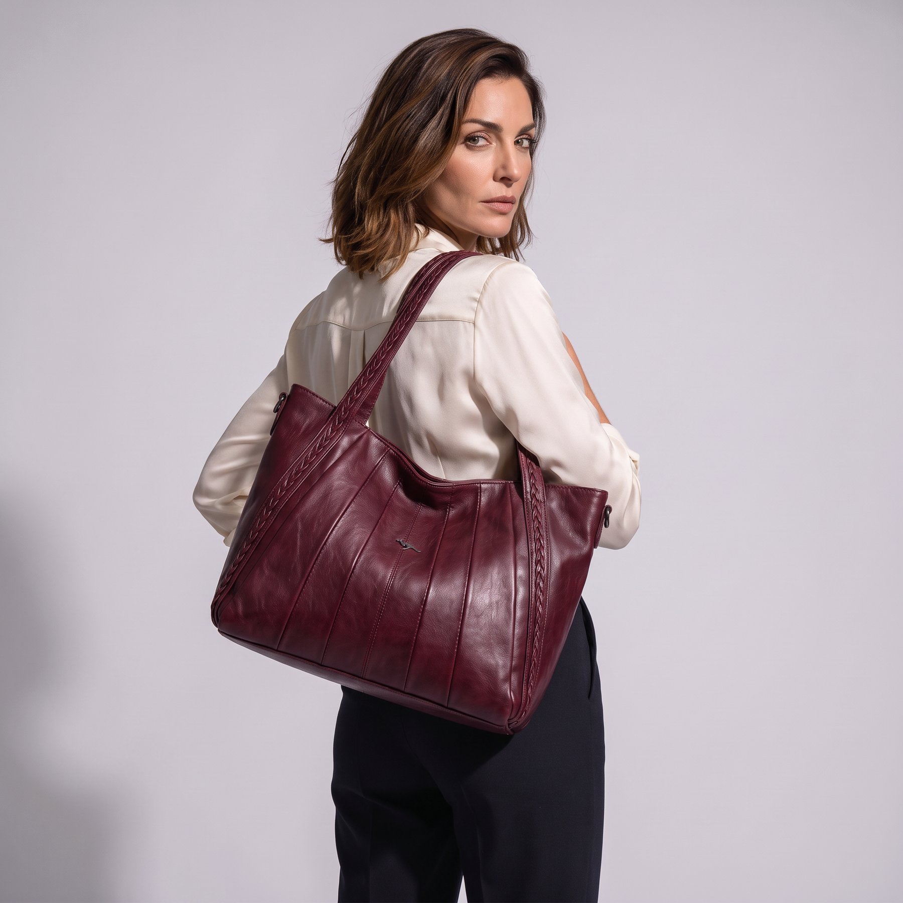 Women's Genuine Leather Tote Bag - Whitfield