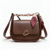 Women's Genuine Leather Crossbody Bag - Sparrow