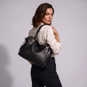 Women's Genuine Leather Tote Bag - Linden
